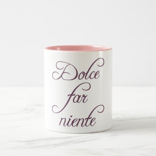 Dolce遠いniente ツートーンマグカップ (中央)