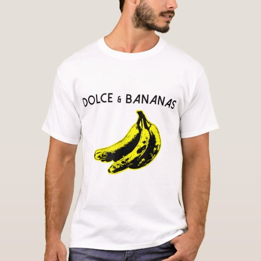 Dolce and Bananas Funny Parody Design Tシャツ (正面)