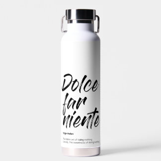 Dolce far niente - Phone Cover (White) ウォーターボトル