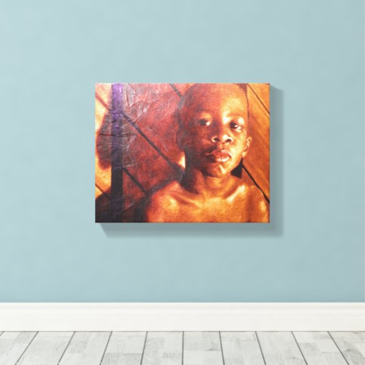 Dolezal Art: "Recognition" on canvas キャンバスプリント (インサイチュ (ウッドフロア))