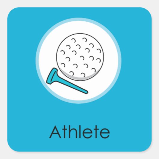 Doljabi Doljanchiの韓国人の最初誕生日のアスリート スクエアシール (正面)