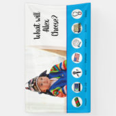 Doljabi Doljanchi Dolの韓国人の第1最初誕生日 横断幕 (縦)