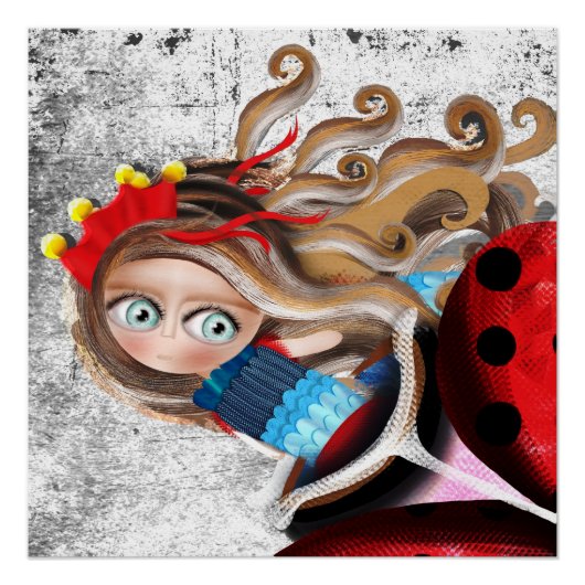 DOLL美しい長髪の青い目 ポスター (正面)