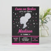 Doll Besties Fashion Party Birthday 招待状 (スタンド正面)