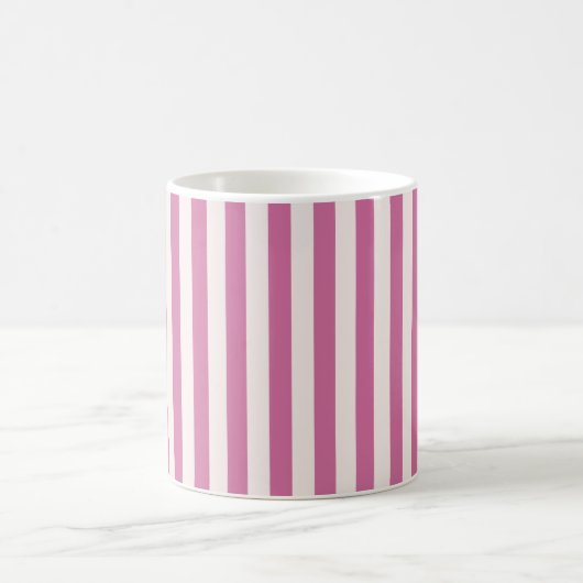 doll pink striped | pink stripes コーヒーマグカップ (中央)