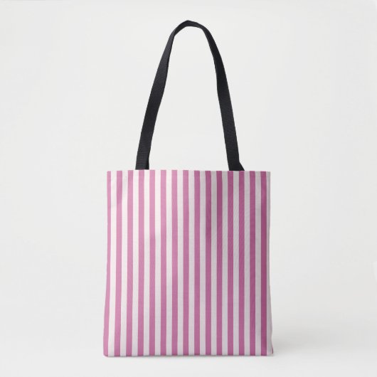 doll pink striped | pink stripes  トートバッグ (正面)