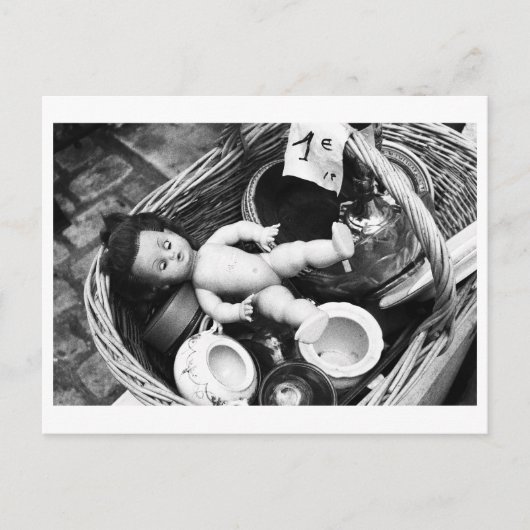 Doll Portrait - Doll at the flea market ポストカード (正面)