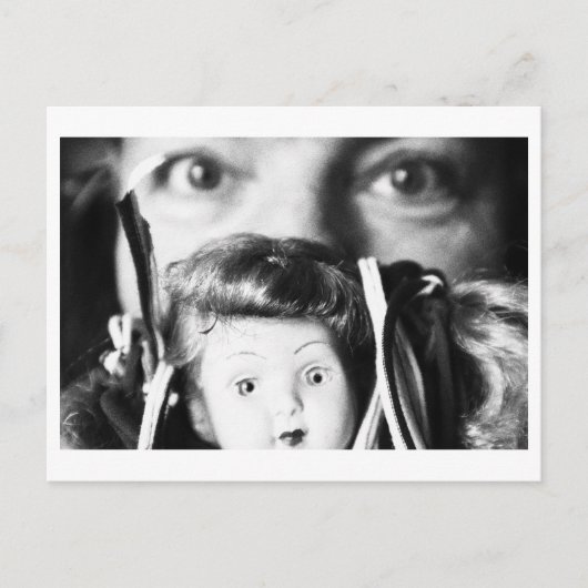 Doll Portrait - Doll mom with doll ポストカード (正面)