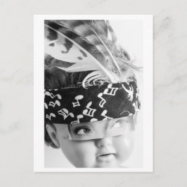 Doll portrait Indian - Mudhead ポストカード