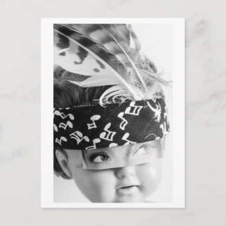 Doll portrait Indian - Mudhead ポストカード