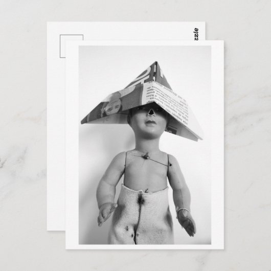 Doll with paper hat - Jack ポストカード (正面/裏面)