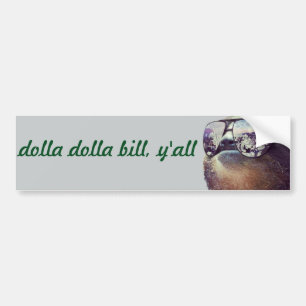 dollaのdolla手形、 バンパーステッカー
