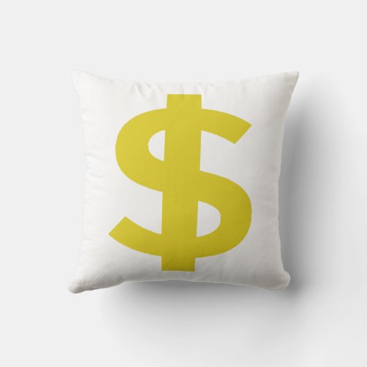 Dollar Sign クッション (裏面)