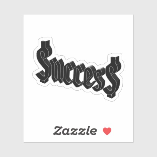 Dollar Signs Success  シール (シート)
