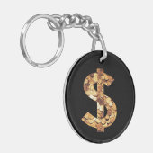 Dollar-Symbol キーホルダー (正面左)