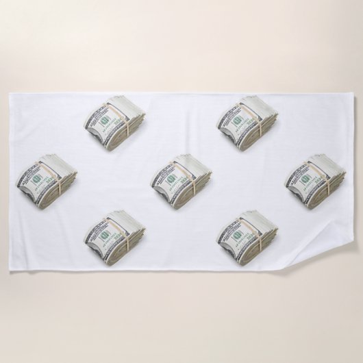 Dollars ビーチタオル (正面)
