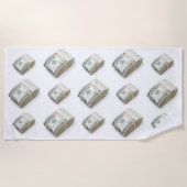 Dollars ビーチタオル (正面)