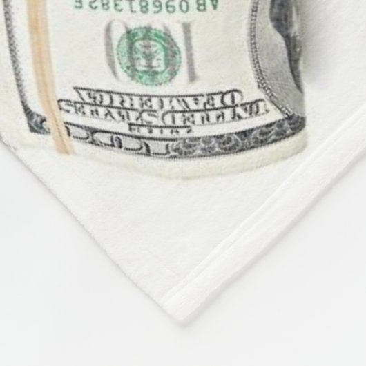 Dollars フリースブランケット (角)