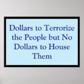 Dollars to Terrorize the People ポスター (正面)
