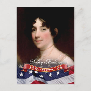 Dolley Madison氏(米国ファーストレディ) ポストカード