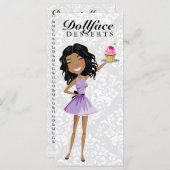 Dollfaceの311のデザートのEbonieのダマスク織メニュー メニュー (正面/裏面)