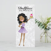 Dollfaceの311のデザートのEbonieのダマスク織メニュー メニュー (スタンド正面)