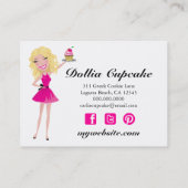 Dollfaceの311のデザートBlondie 3.5 x 2 名刺 (裏面)