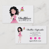 Dollfaceの311のデザートKohlie 名刺 (正面/裏面)