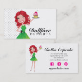 Dollfaceの311のデザートRubie 名刺 (正面/裏面)