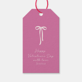 dollhouse pink Valentine's Day  ギフトタグ