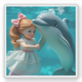 「DOLLphin」 シール (正面)