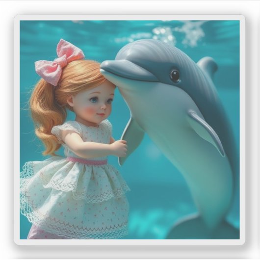 「DOLLphin」 シール (正面)