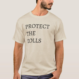 Dolls 保護 TShirt – トランスレッはっきりしたトのサポート Tシャツ