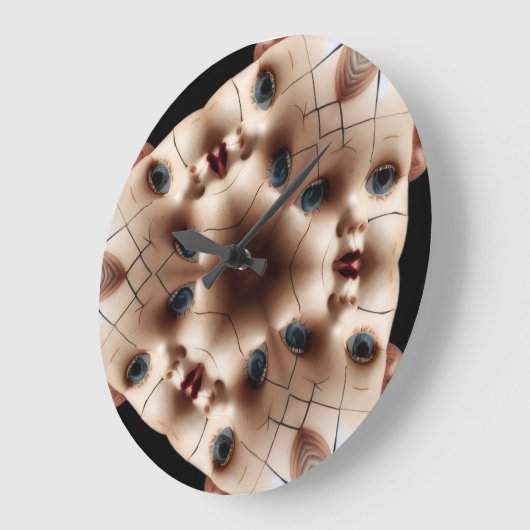 dolly art ラージ壁時計 (傾斜)