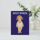 DOLLY DINGLE PAPERDOLL POSTCARD ポストカード (スタンド正面)
