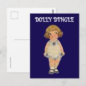 DOLLY DINGLE PAPERDOLL POSTCARD ポストカード (正面/裏面)
