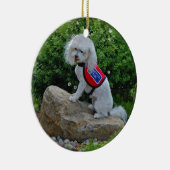 Dolly MaltiPoo氏 セラミックオーナメント (右)