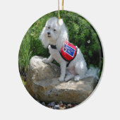 Dolly MaltiPoo氏 セラミックオーナメント (左)