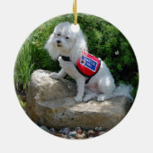 Dolly MaltiPoo氏 セラミックオーナメント (裏面)