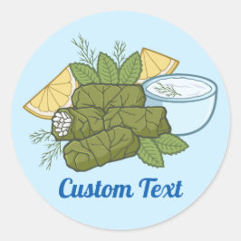 Dolmadakiaステッカー ラウンドシール