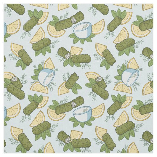 Dolmadakia模様生地 ファブリック (見本)