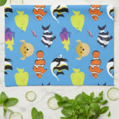 DolnfishとFriends キッチンタオル (折り畳み)