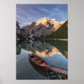 Dolomite Alps | Pragser Wildsee | Tyrol, Italy ポスター (正面)