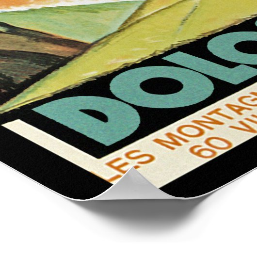 Dolomites ポスター (角)