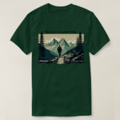 Dolomites Hiking Hiking Beyond Explore Within Tシャツ (デザイン正面)