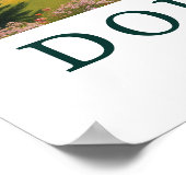 Dolomites Italy Mountain Alpine Cabin Art ポスター (角)