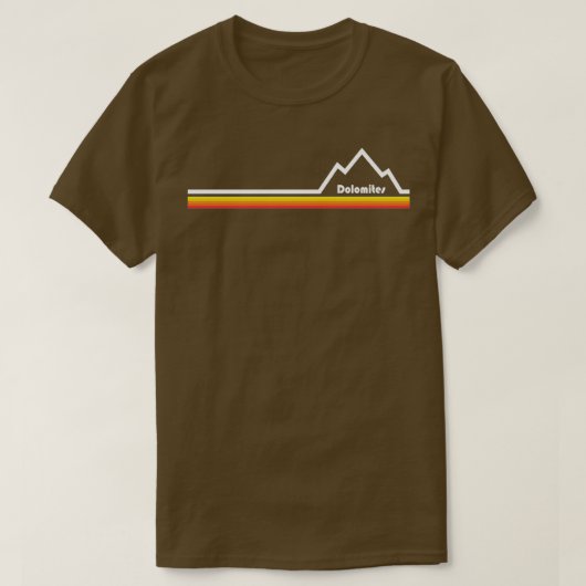 Dolomites Italy Tシャツ (デザイン正面)