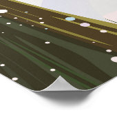 Dolomites Sassongher Mountainイタリア旅行ポスター ポスター (角)