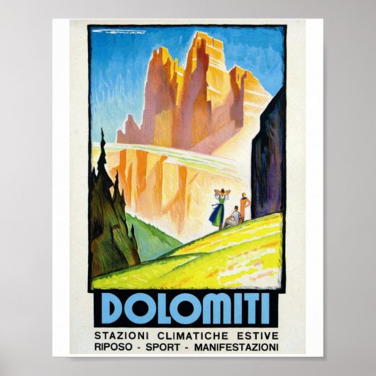 DOLOMITI ポスター (正面)