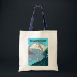 Dolomiti Bellunesi National Park Italy Vintage  トートバッグ<br><div class="desc">Dolomiti Bellunesi vector artwork design. It is a national park in the province of Belluno,  Veneto,  in the northern Italy.</div>